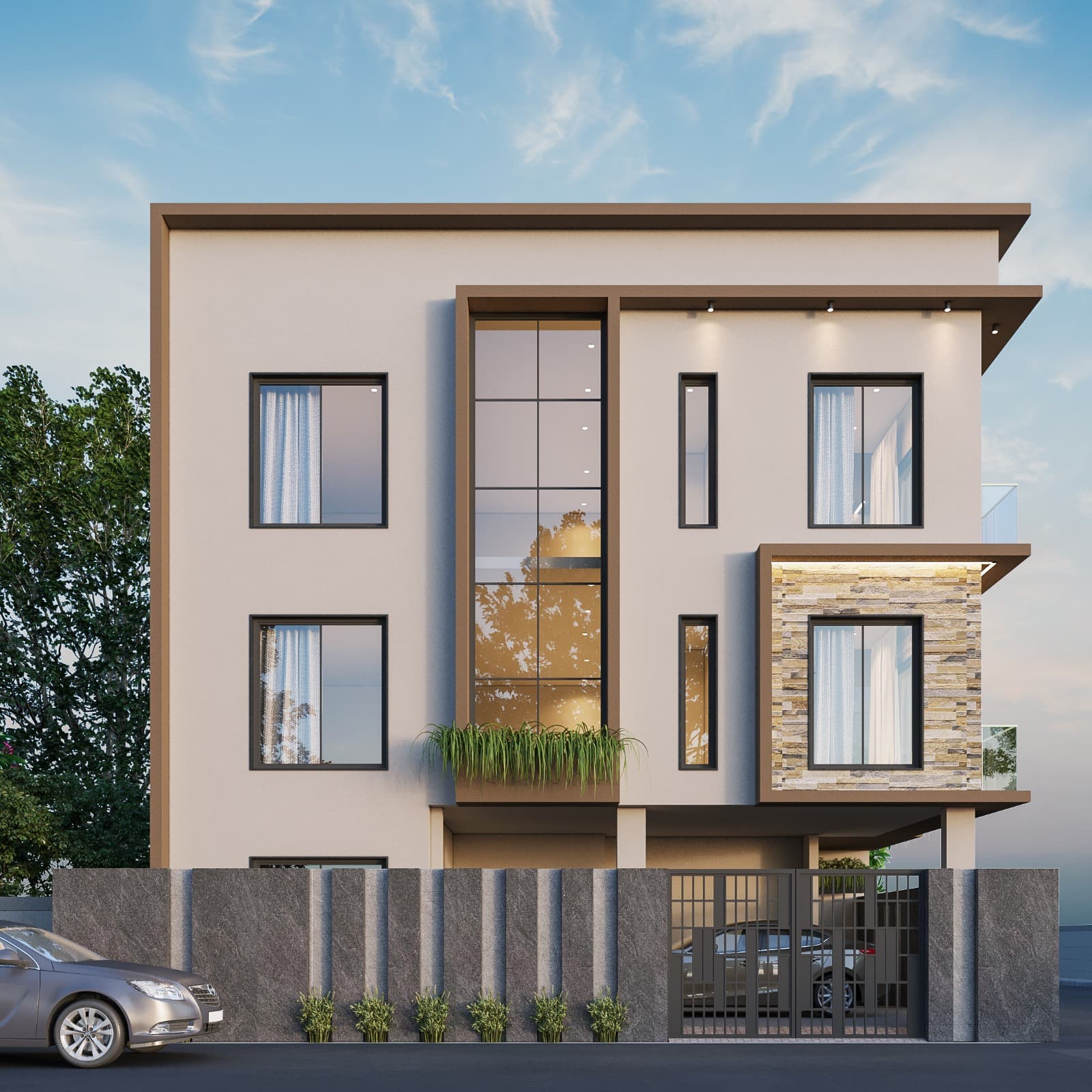 G+2 Residential Unit for Kirit Parmar